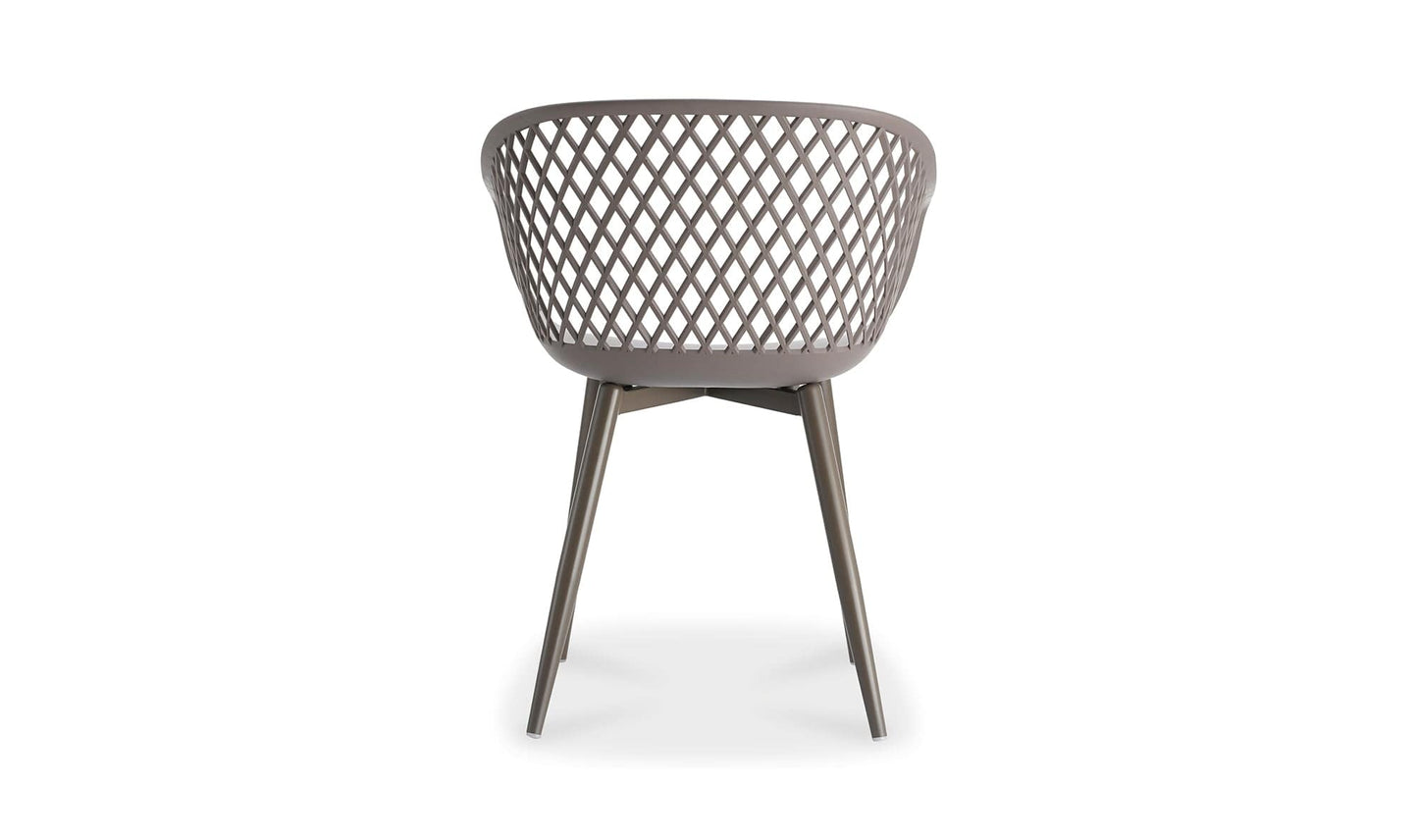 Moe's Home Collection PIAZZA OUTDOOR CHAIR GREY-M2 PIAZZA OUTDOOR CHAIR GREY-M2