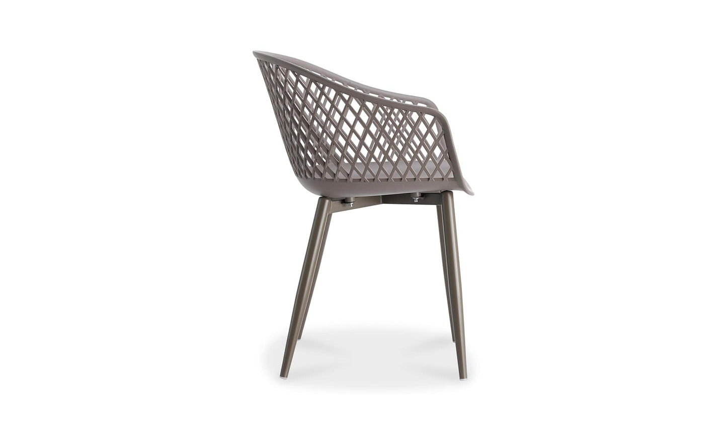 Moe's Home Collection PIAZZA OUTDOOR CHAIR GREY-M2 PIAZZA OUTDOOR CHAIR GREY-M2