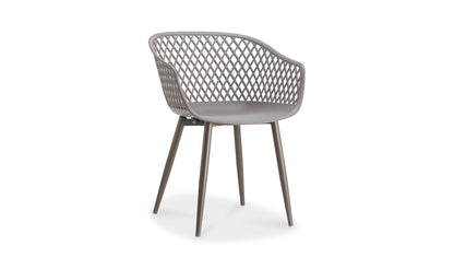 Moe's Home Collection PIAZZA OUTDOOR CHAIR GREY-M2 PIAZZA OUTDOOR CHAIR GREY-M2