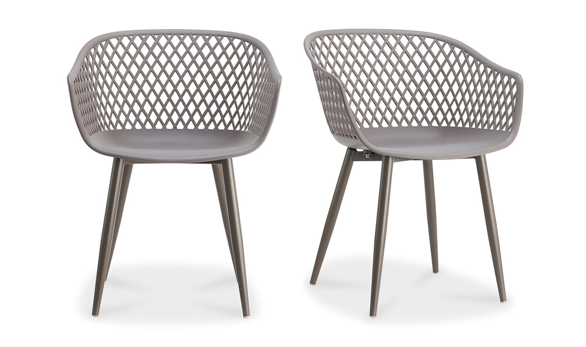 Moe's Home Collection PIAZZA OUTDOOR CHAIR GREY-M2 PIAZZA OUTDOOR CHAIR GREY-M2