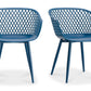 Moe's Blue PIAZZA OUTDOOR CHAIR - SET OF TWO