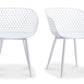 Moe's White PIAZZA OUTDOOR CHAIR - SET OF TWO