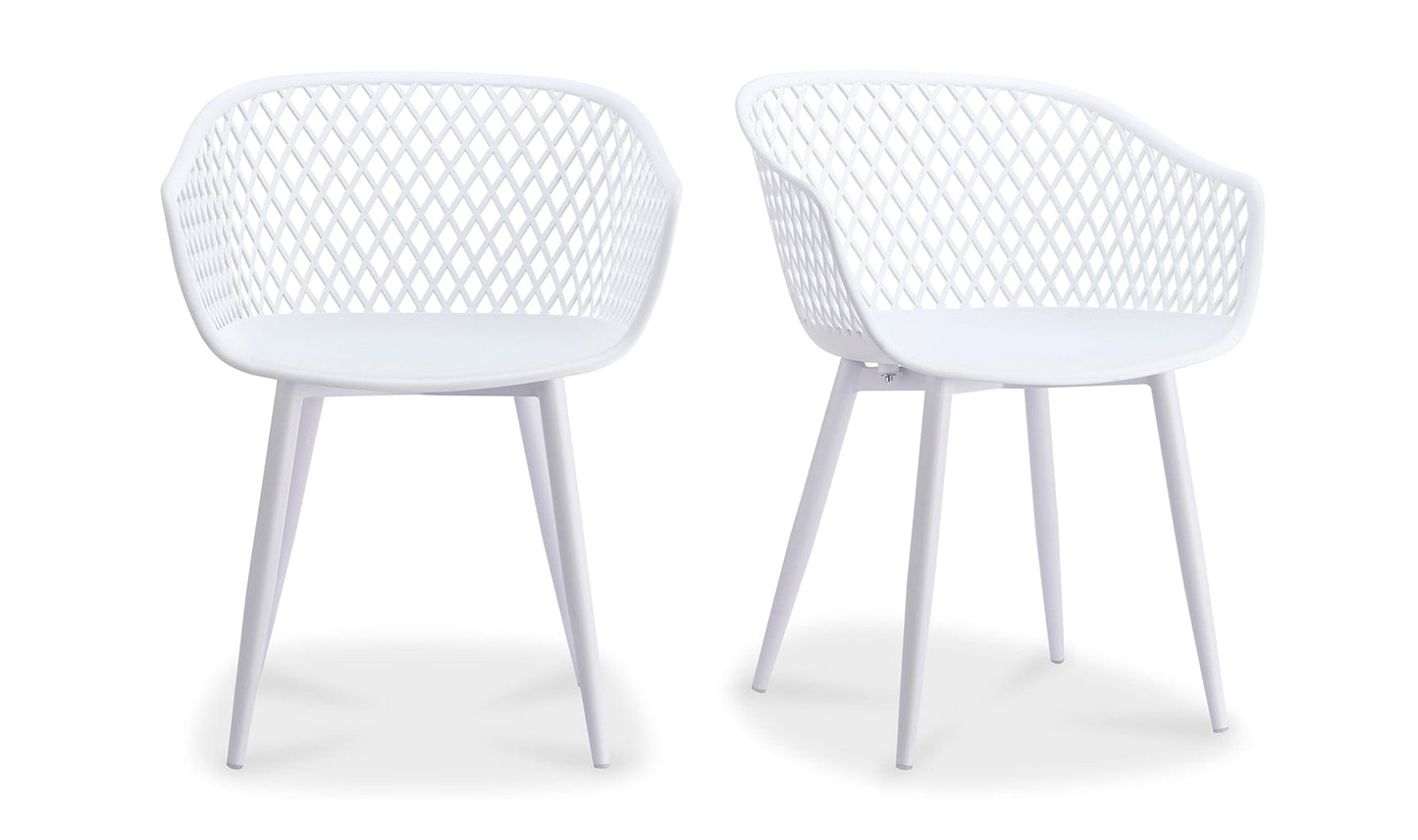 Moe's White PIAZZA OUTDOOR CHAIR - SET OF TWO