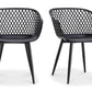Moe's Black PIAZZA OUTDOOR CHAIR - SET OF TWO