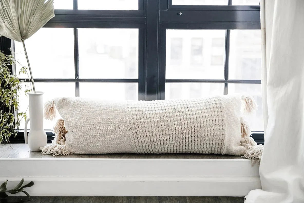 Sunday Citizen Pillows Braided Pom Pom Lumbar Pillow Braided Pom Pom Lumbar Pillow