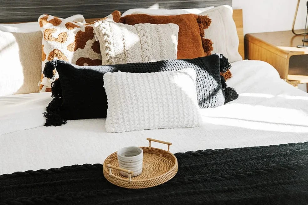 Sunday Citizen Pillows Braided Pom Pom Lumbar Pillow Braided Pom Pom Lumbar Pillow