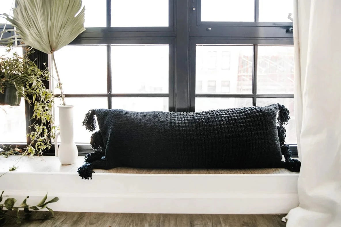 Sunday Citizen Pillows Braided Pom Pom Lumbar Pillow Braided Pom Pom Lumbar Pillow