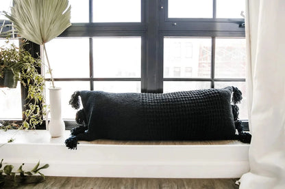 Sunday Citizen Pillows Braided Pom Pom Lumbar Pillow Braided Pom Pom Lumbar Pillow