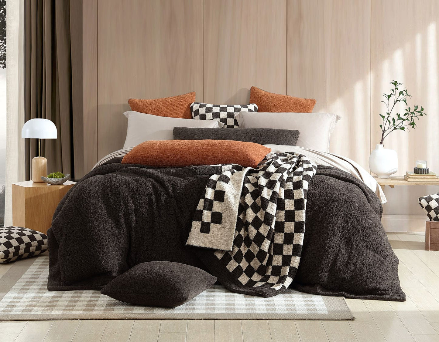 Sunday Citizen Pillows Checkerboard Throw Pillow Checkerboard Throw Pillow