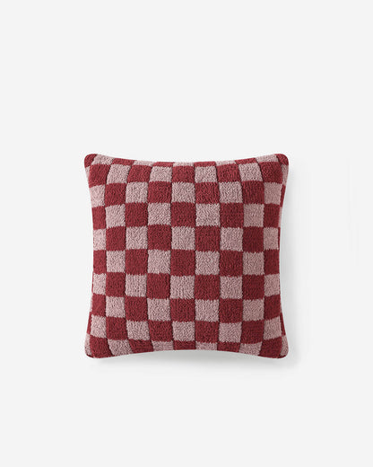 Sunday Citizen Pillows Pomegranate - Rose / 20" x 20" Checkerboard Throw Pillow Checkerboard Throw Pillow