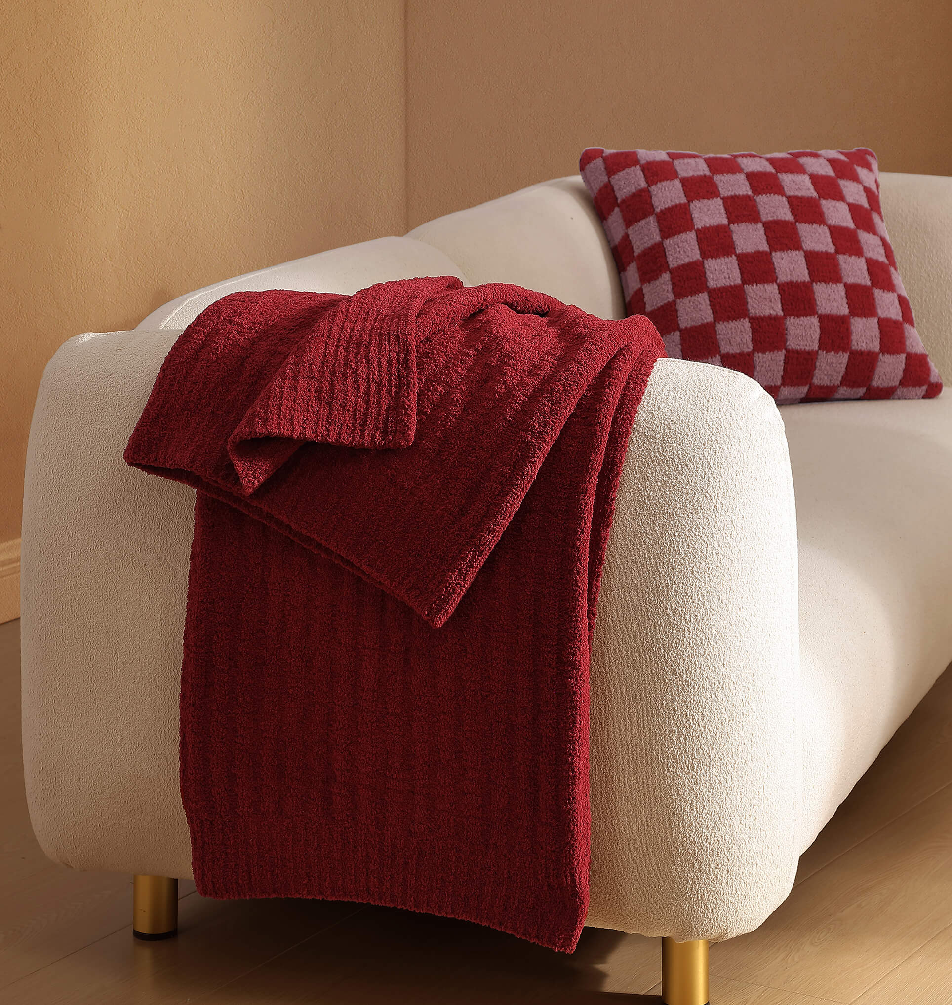 Sunday Citizen Pillows Checkerboard Throw Pillow Checkerboard Throw Pillow