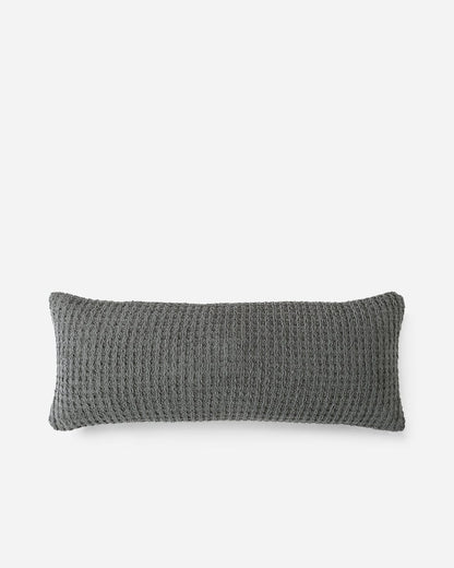 Sunday Citizen Pillows Granite / 36" x 14" Snug Waffle Lumbar Pillow Snug Waffle Lumbar Pillow