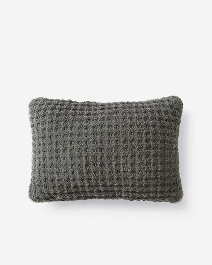 Sunday Citizen Pillows Granite / 18" x 12" Snug Waffle Mini Pillow Snug Waffle Mini Pillow
