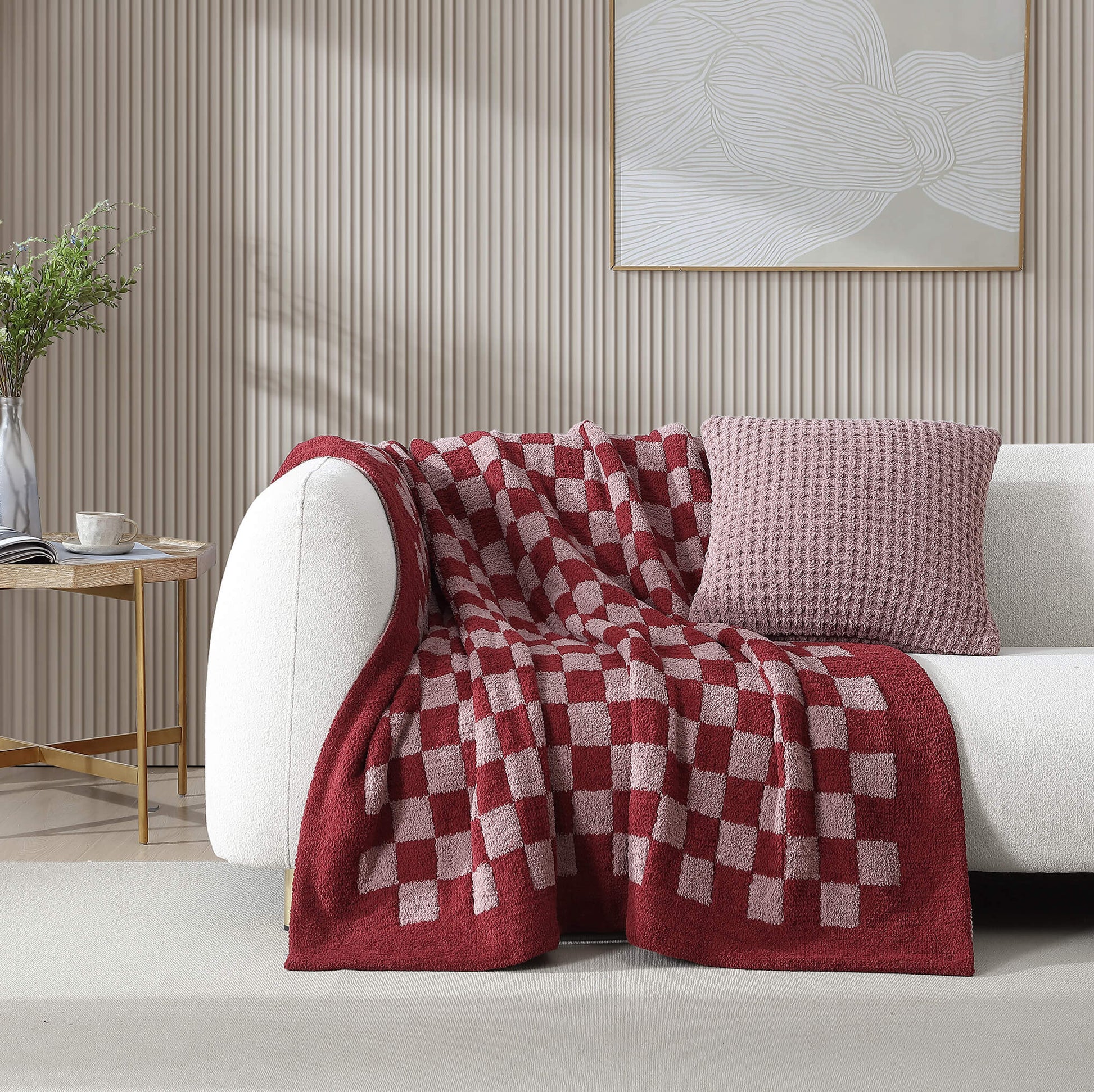 Sunday Citizen Pillows Snug Waffle Throw Pillow Snug Waffle Throw Pillow