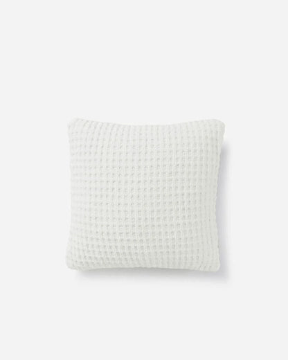 Sunday Citizen Pillows Off White / 20" x 20" Snug Waffle Throw Pillow Snug Waffle Throw Pillow