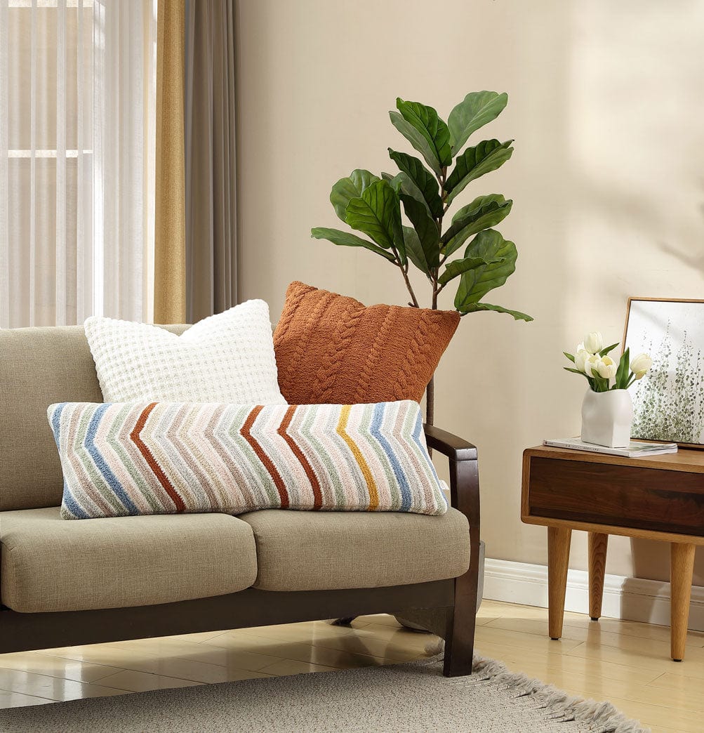 Sunday Citizen Pillows Snug Waffle Throw Pillow Snug Waffle Throw Pillow