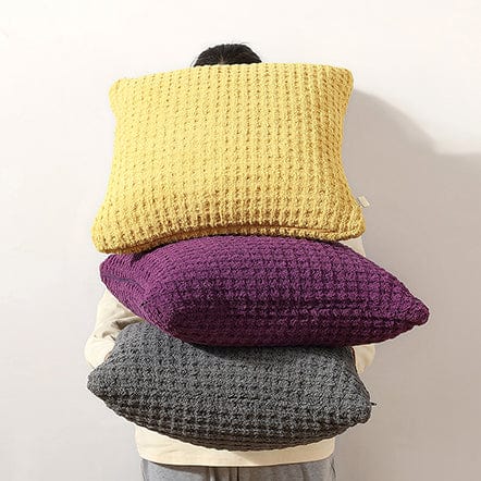 Sunday Citizen Pillows Snug Waffle Throw Pillow Snug Waffle Throw Pillow