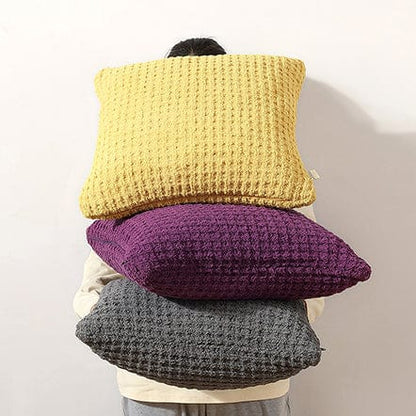 Sunday Citizen Pillows Snug Waffle Throw Pillow Snug Waffle Throw Pillow