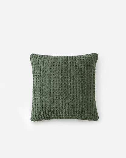 Sunday Citizen Pillows Moss / 20" x 20" Snug Waffle Throw Pillow Snug Waffle Throw Pillow