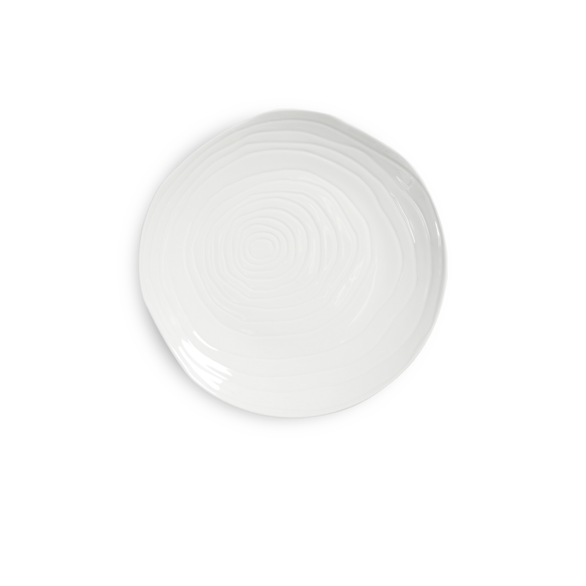 Pillivuyt Shop Plate 11" diam - Set of 4 Teck 11" White Dinner Plates, Set of 4