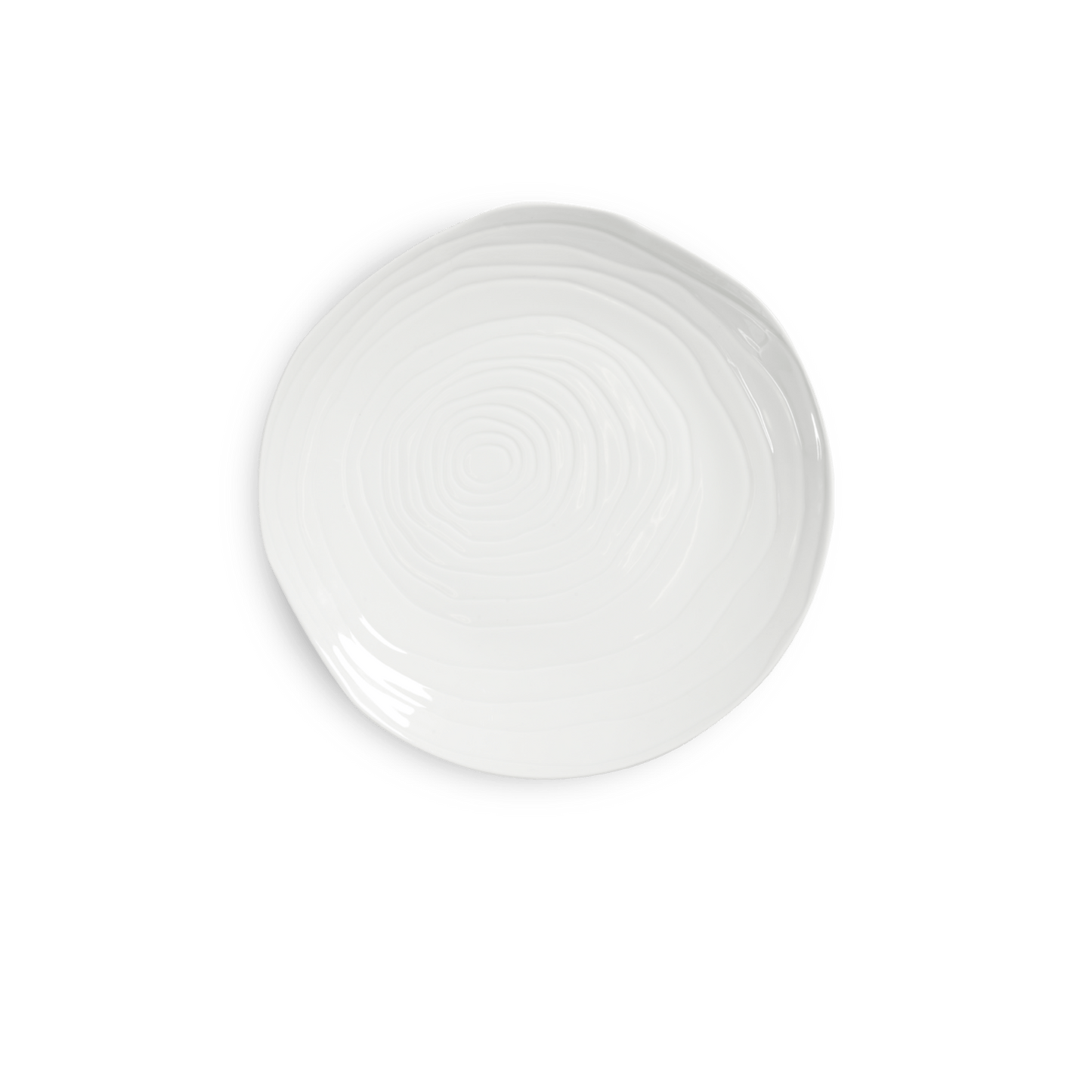 Platos llanos blancos Teck de 11, juego de 4
