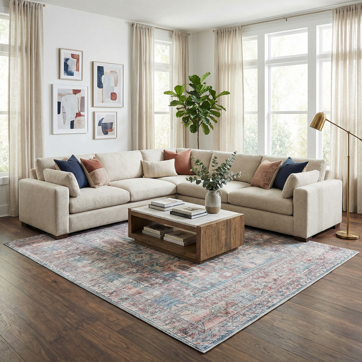 Holi-2300 Boutique Washable Rug