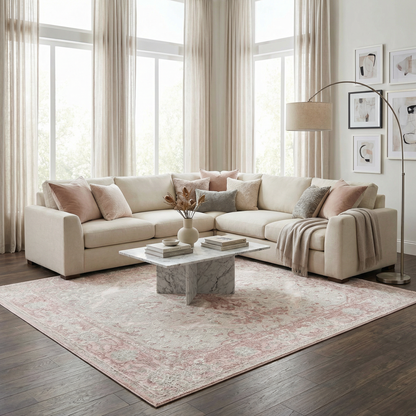 Zora Pink Area Rug
