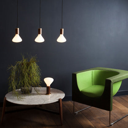 Noma Pendant Light in Walnut.