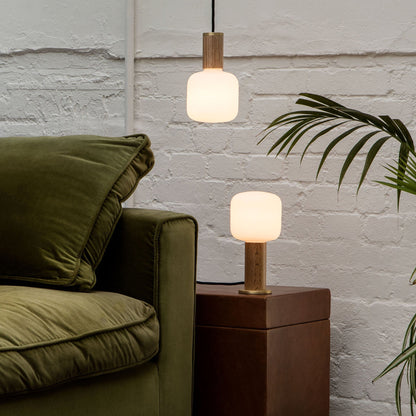 Oblo Pendant Light in Graphite.
