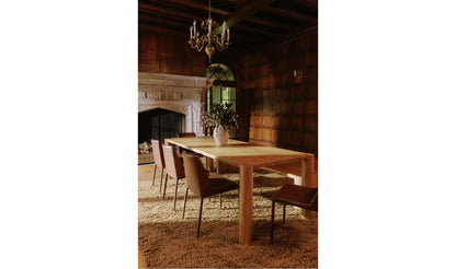Post Dining Table Oak Natural