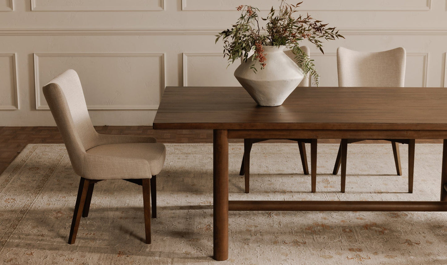 Moe's Home Collection Potter Dining Chair Heather Beige Potter Dining Chair Heather Beige