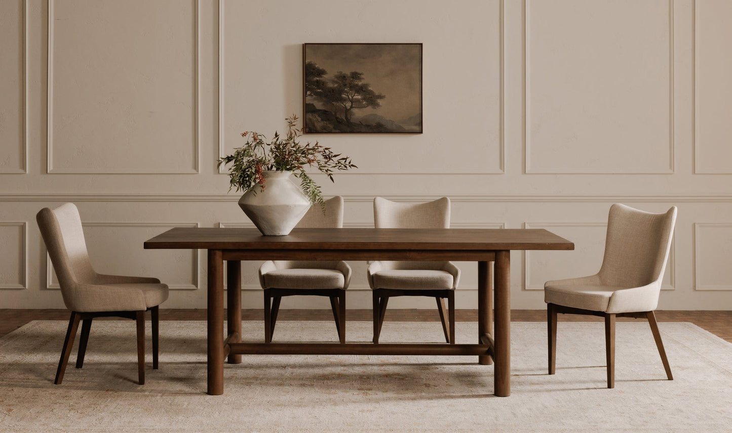 Moe's Home Collection Potter Dining Chair Heather Beige Potter Dining Chair Heather Beige