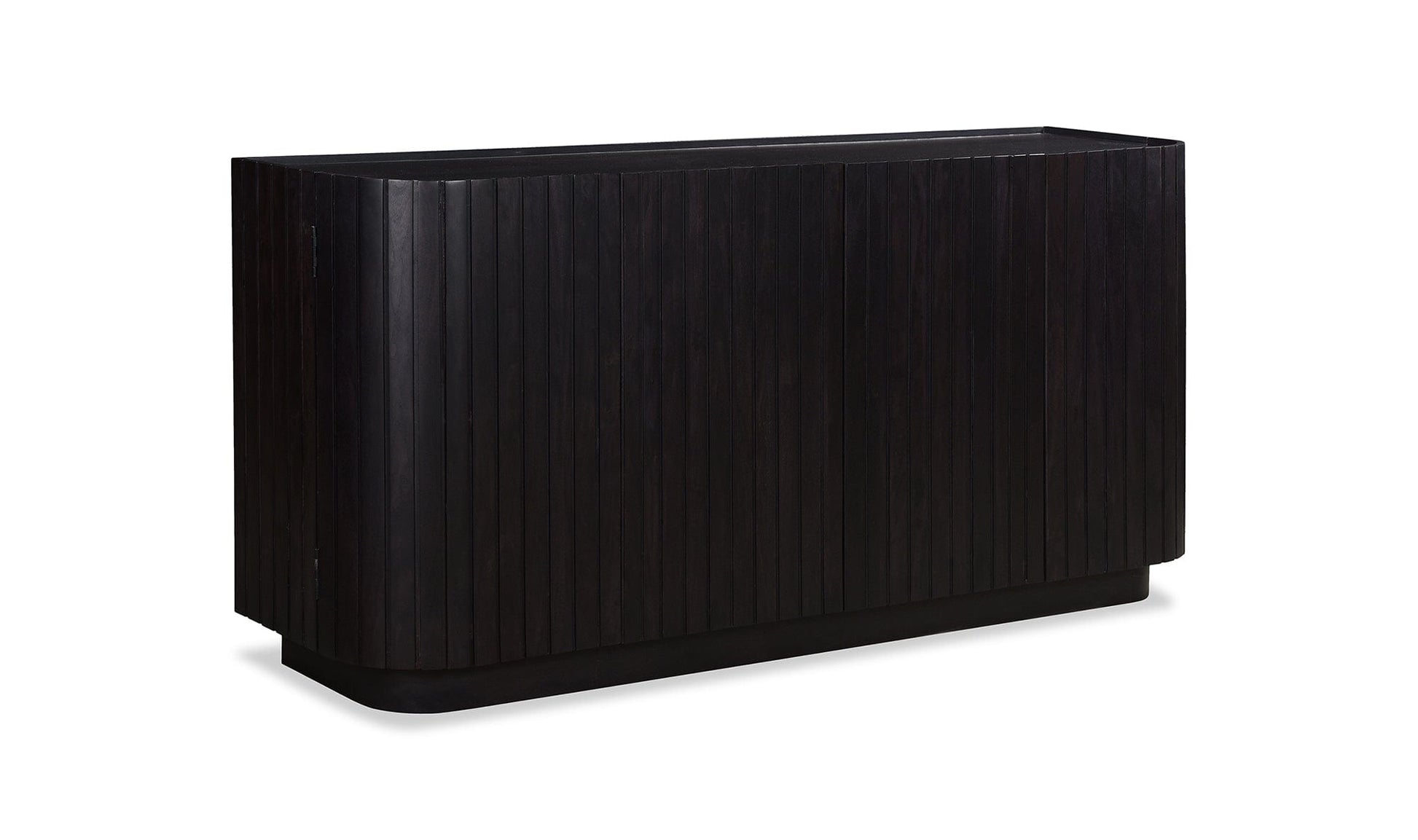 The Carpentry Shop Co. Povera 4 Door Sideboard Black Povera 4 Door Sideboard Black