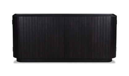 The Carpentry Shop Co. Povera 4 Door Sideboard Black Povera 4 Door Sideboard Black