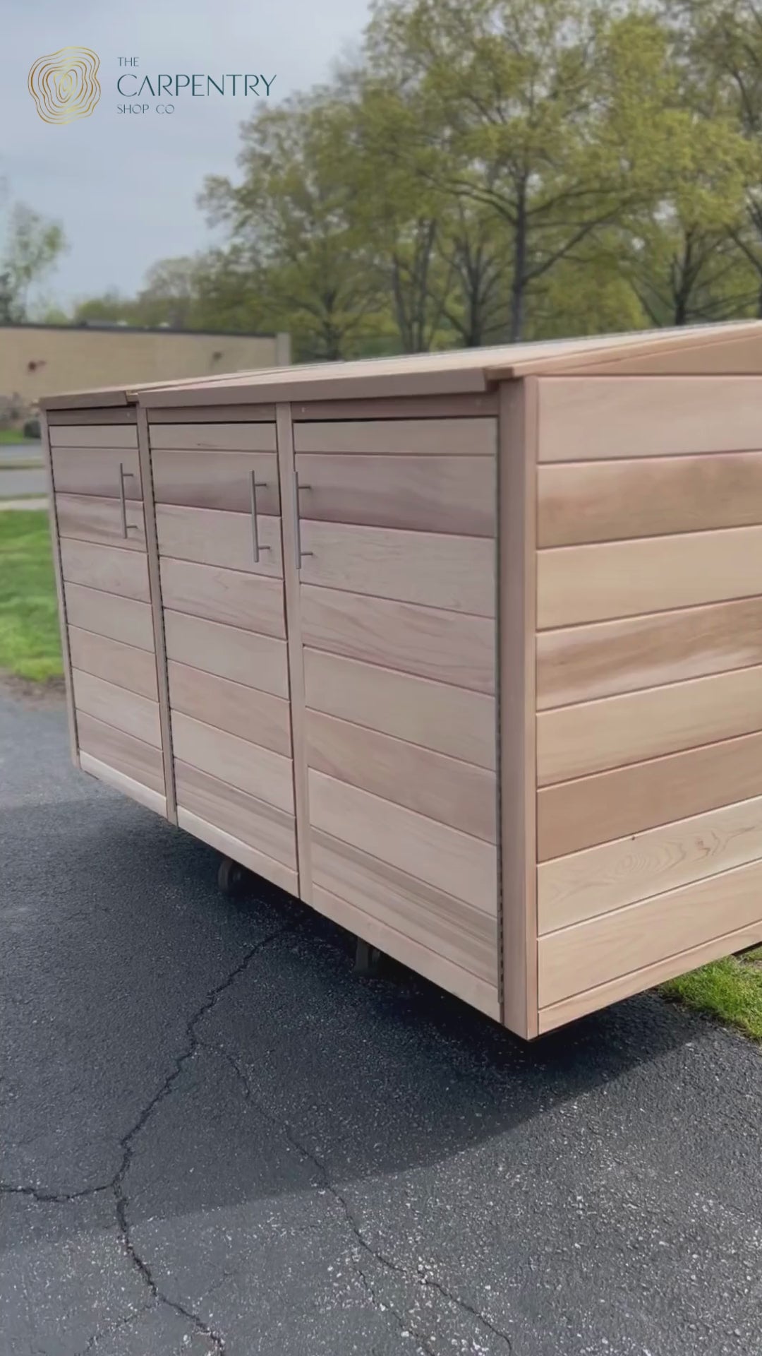 Video Showing Features of Clear Cedar Trash Enclosure