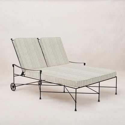 Provence Outdoor Double Chaise Lounge - Boucle