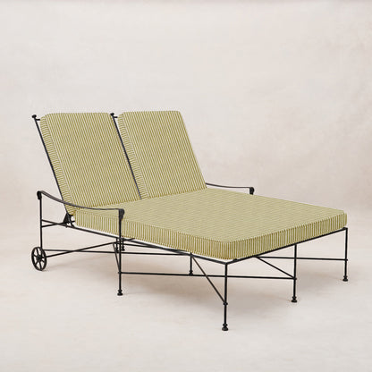 Provence Outdoor Double Chaise Lounge - Boucle