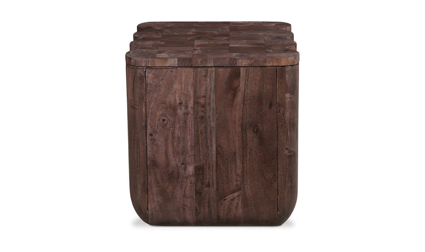 The Carpentry Shop Co. Punyo Punyo Accent Table Espresso Brown Punyo Punyo Accent Table Espresso Brown
