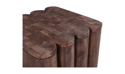 The Carpentry Shop Co. Punyo Punyo Accent Table Espresso Brown Punyo Punyo Accent Table Espresso Brown