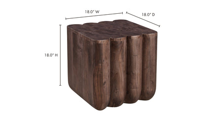 The Carpentry Shop Co. Punyo Punyo Accent Table Espresso Brown Punyo Punyo Accent Table Espresso Brown