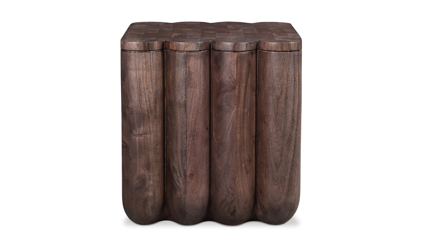 The Carpentry Shop Co. Punyo Punyo Accent Table Espresso Brown Punyo Punyo Accent Table Espresso Brown