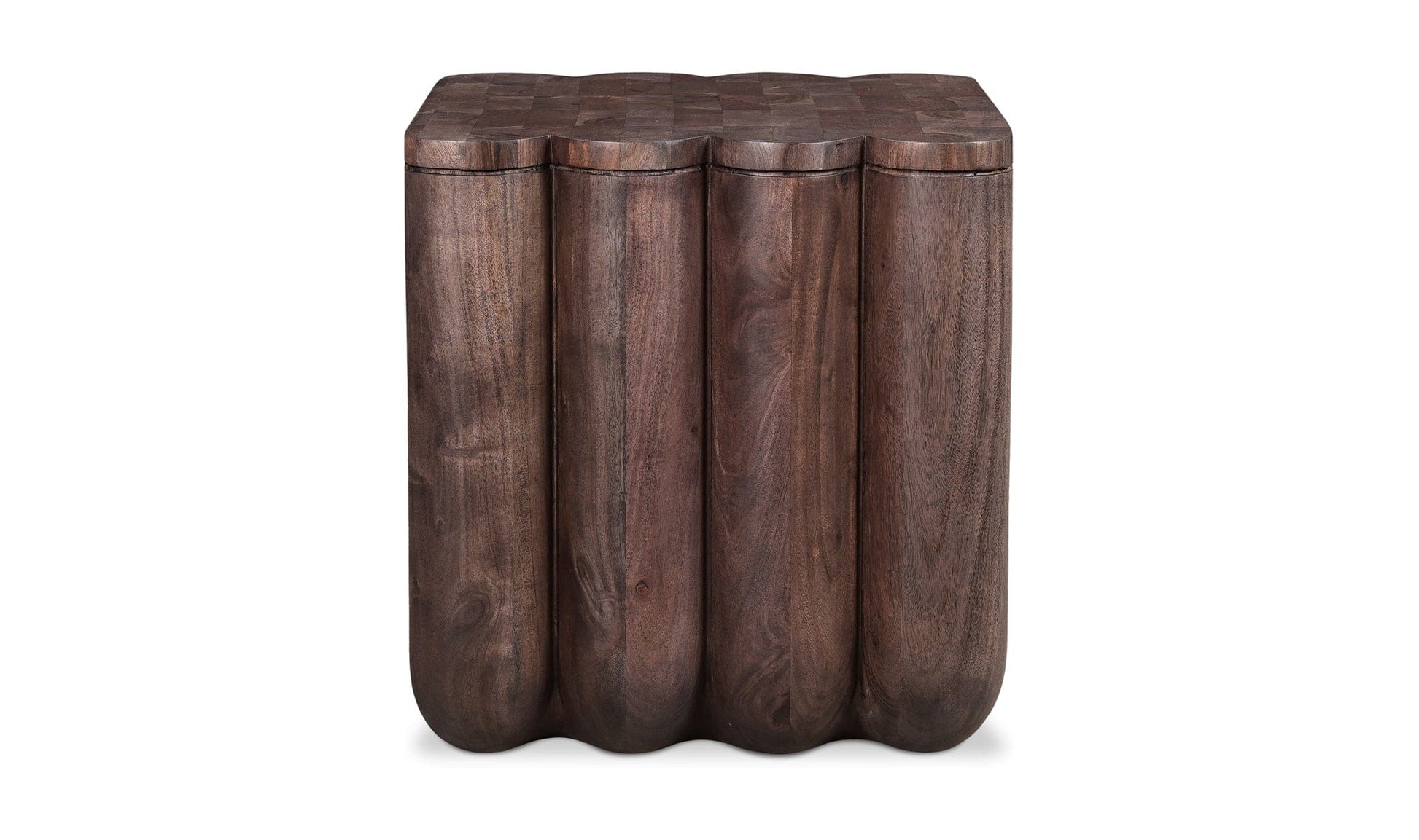 The Carpentry Shop Co. Punyo Punyo Accent Table Espresso Brown Punyo Punyo Accent Table Espresso Brown