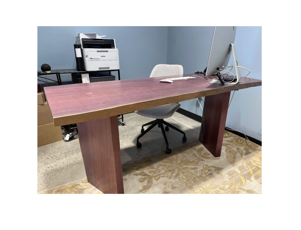 Purple Heart Desk