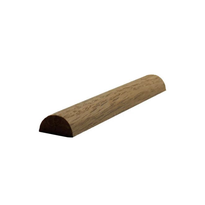NewMouldings Quarter Half Round White Oak / 94 inches EWHR11 Half Round Moulding Trim EWHR11 Half Round Moulding Trim
