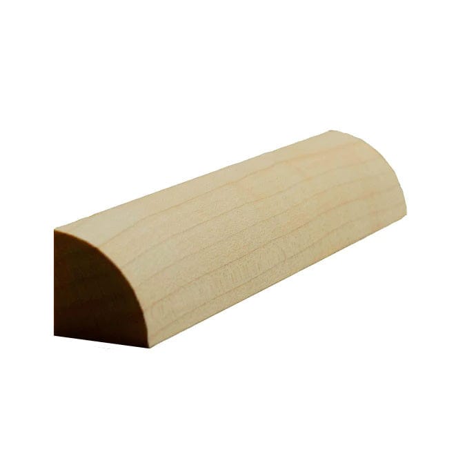 NewMouldings Quarter Half Round Maple / 94 inches EWQR12 Quarter Round 3/4 inch Moulding Trim EWQR12 Quarter Round 3/4 inch Moulding Trim