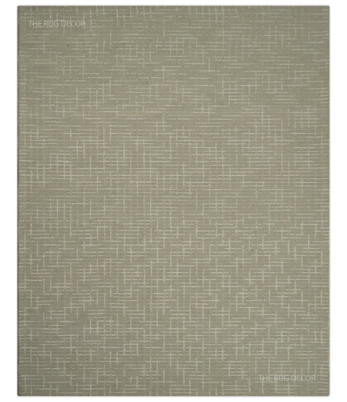 Quick Ship 8x10, 9x12 Beige Contemporary Hand Tufted Wool Rug.