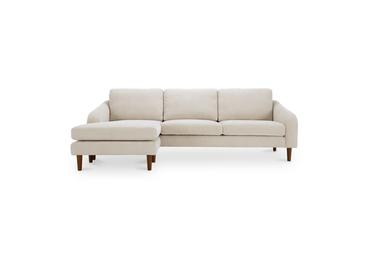 Moe's QUINN 98IN SECTIONAL- OATMEAL
