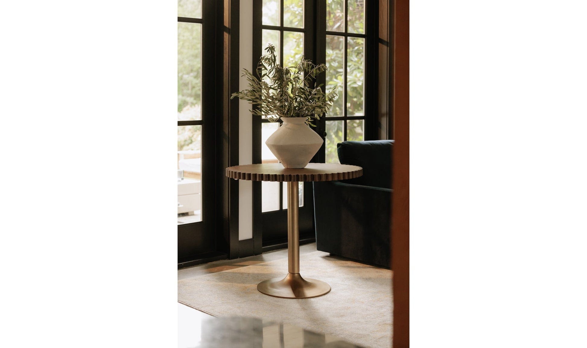 The Carpentry Shop Co. Raja Large Decorative Vessel Beige Raja Large Decorative Vessel Beige