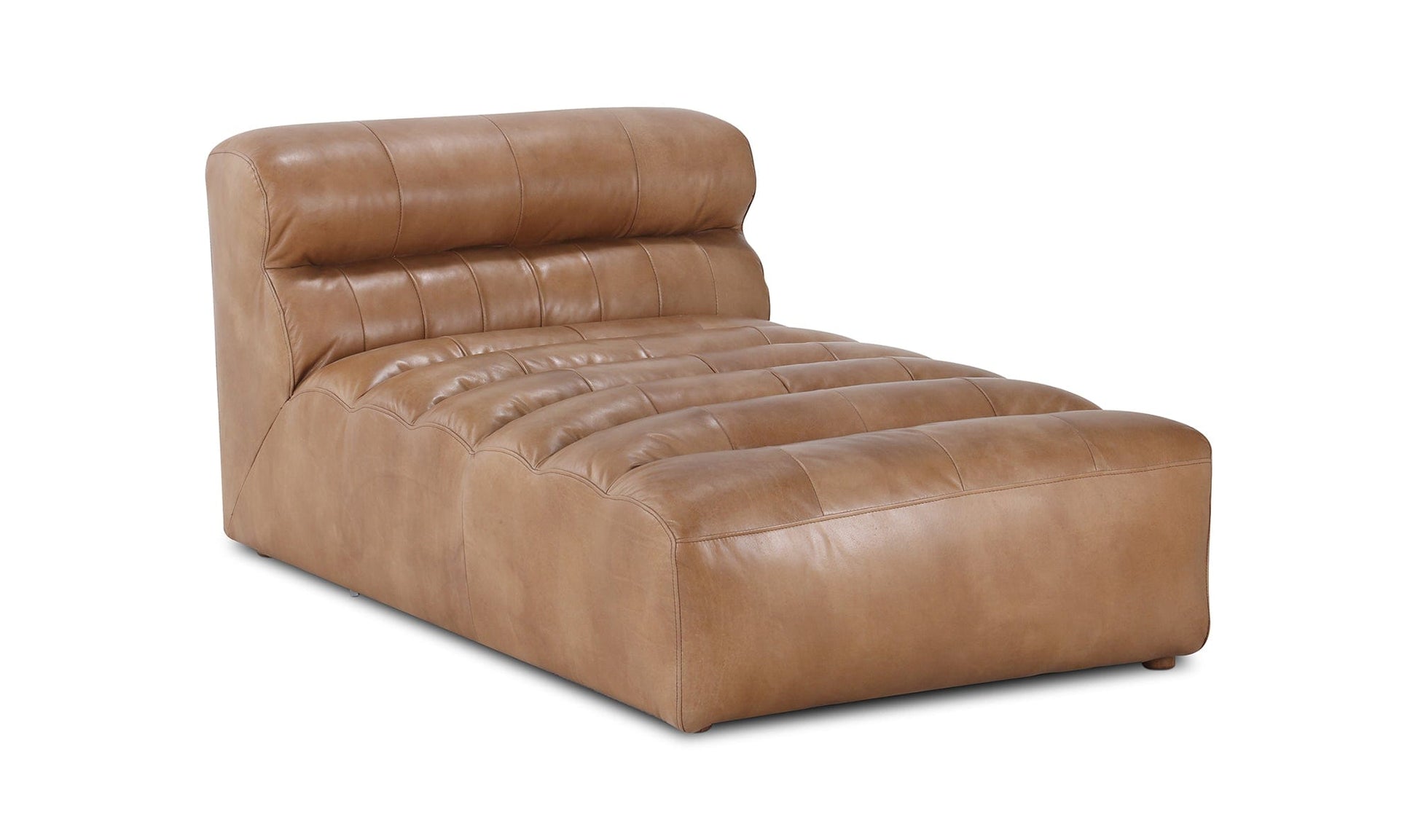The Carpentry Shop Co. RAMSAY LEATHER CHAISE TAN RAMSAY LEATHER CHAISE TAN