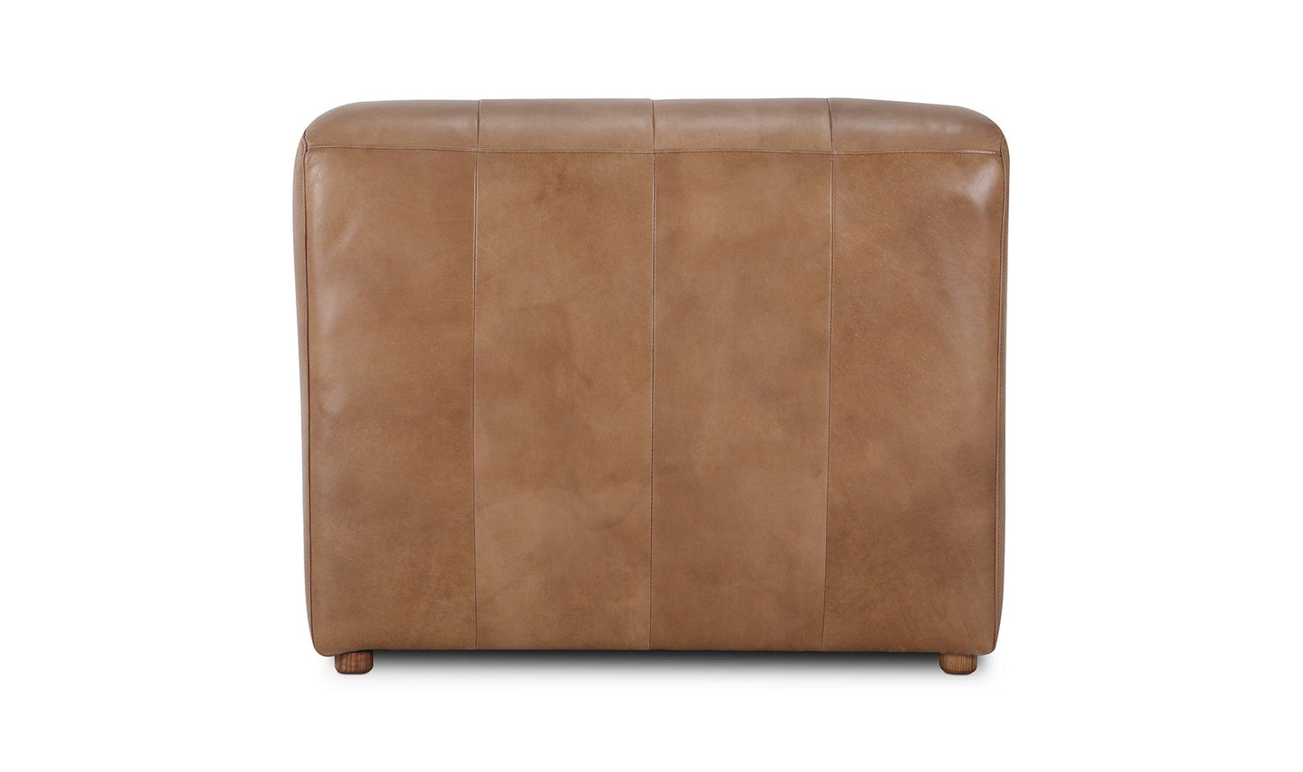 The Carpentry Shop Co. RAMSAY LEATHER CHAISE TAN RAMSAY LEATHER CHAISE TAN